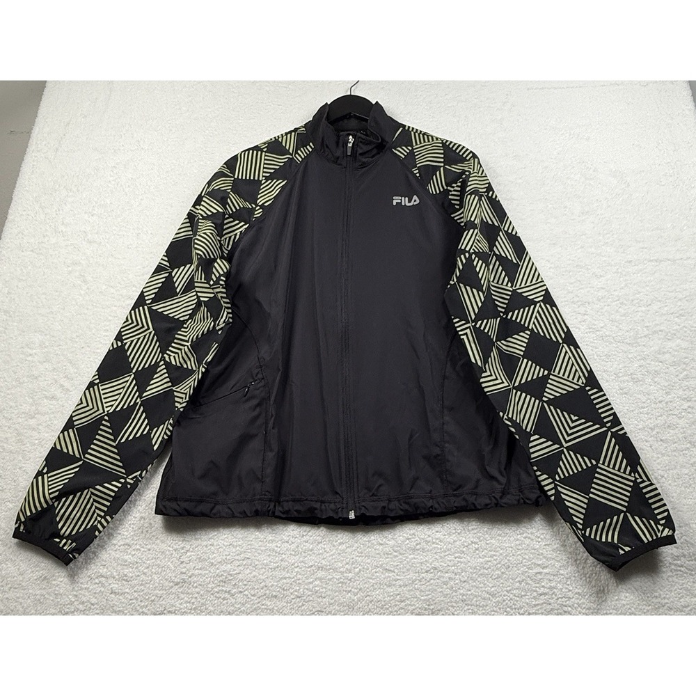 Fila Jacket Truglow‎ Large Zip Up Stretch Sport Women's